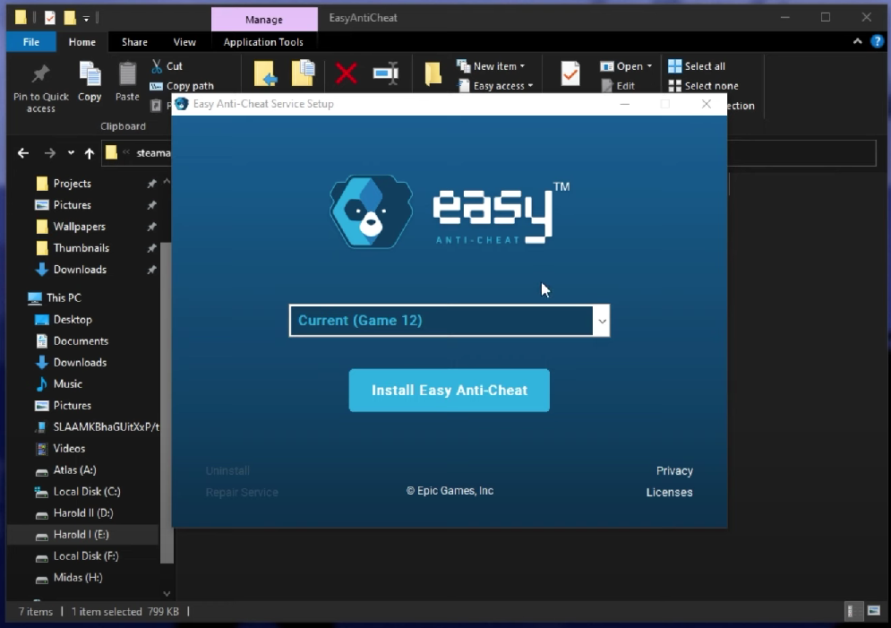 install easy anti cheat