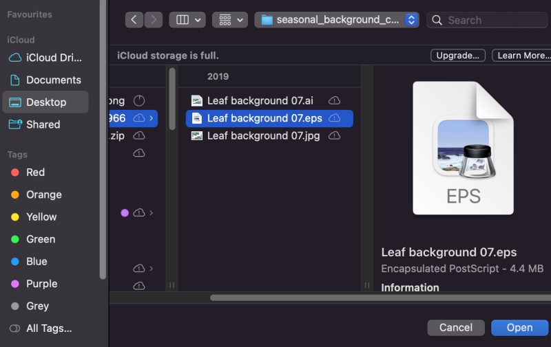 locate-and-import-eps-file