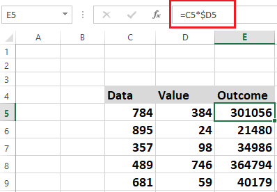 multiplicationexcel