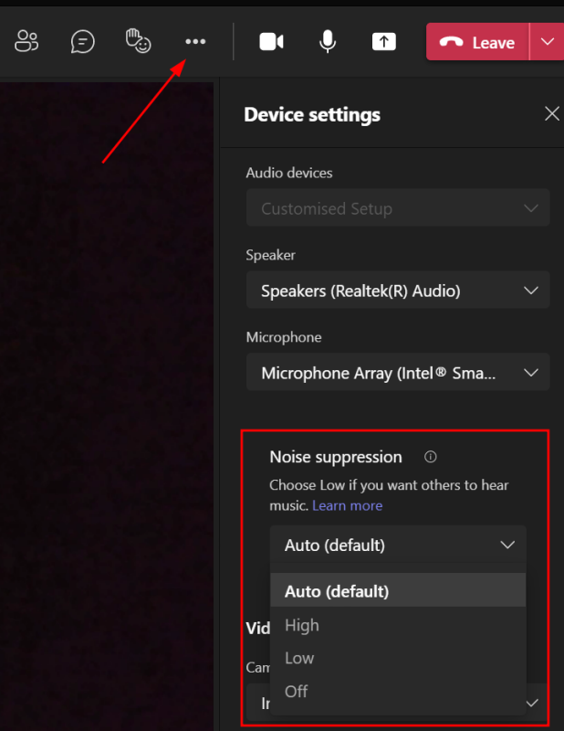 Microsoft-teams-noise-suppressions