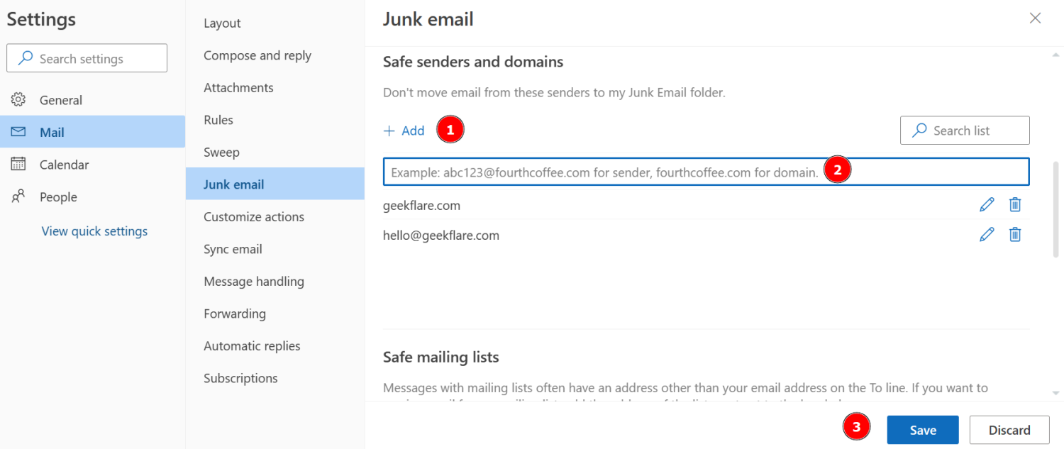 outlook-email-safelisting