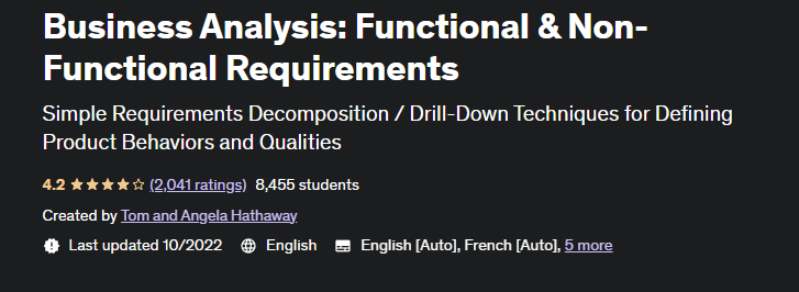 udemy-functional-nonfunctional