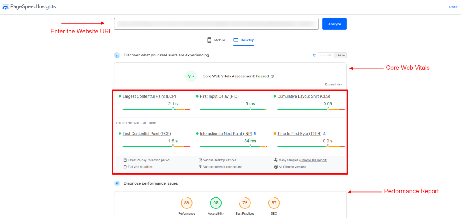 PageSpeed-Insights-Generated-Reprot