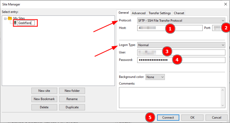 filezilla-site-manager