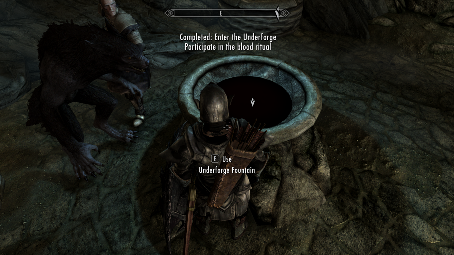 completing the blood ritual to become a werewolf in skyrim