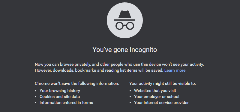 incognito