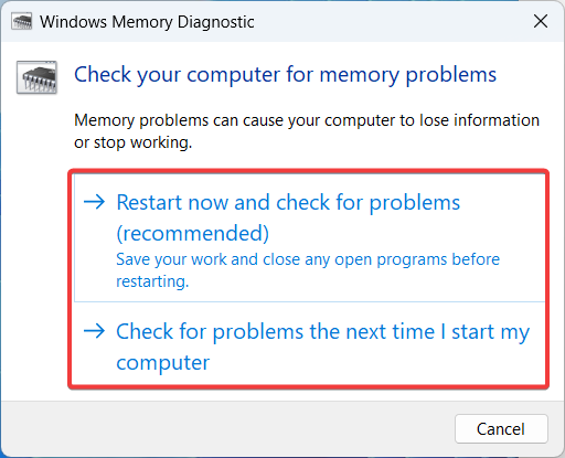 Check-memory