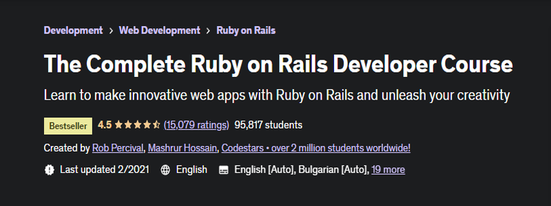 The-Complete-Ruby-on-Rails-Developer-Course