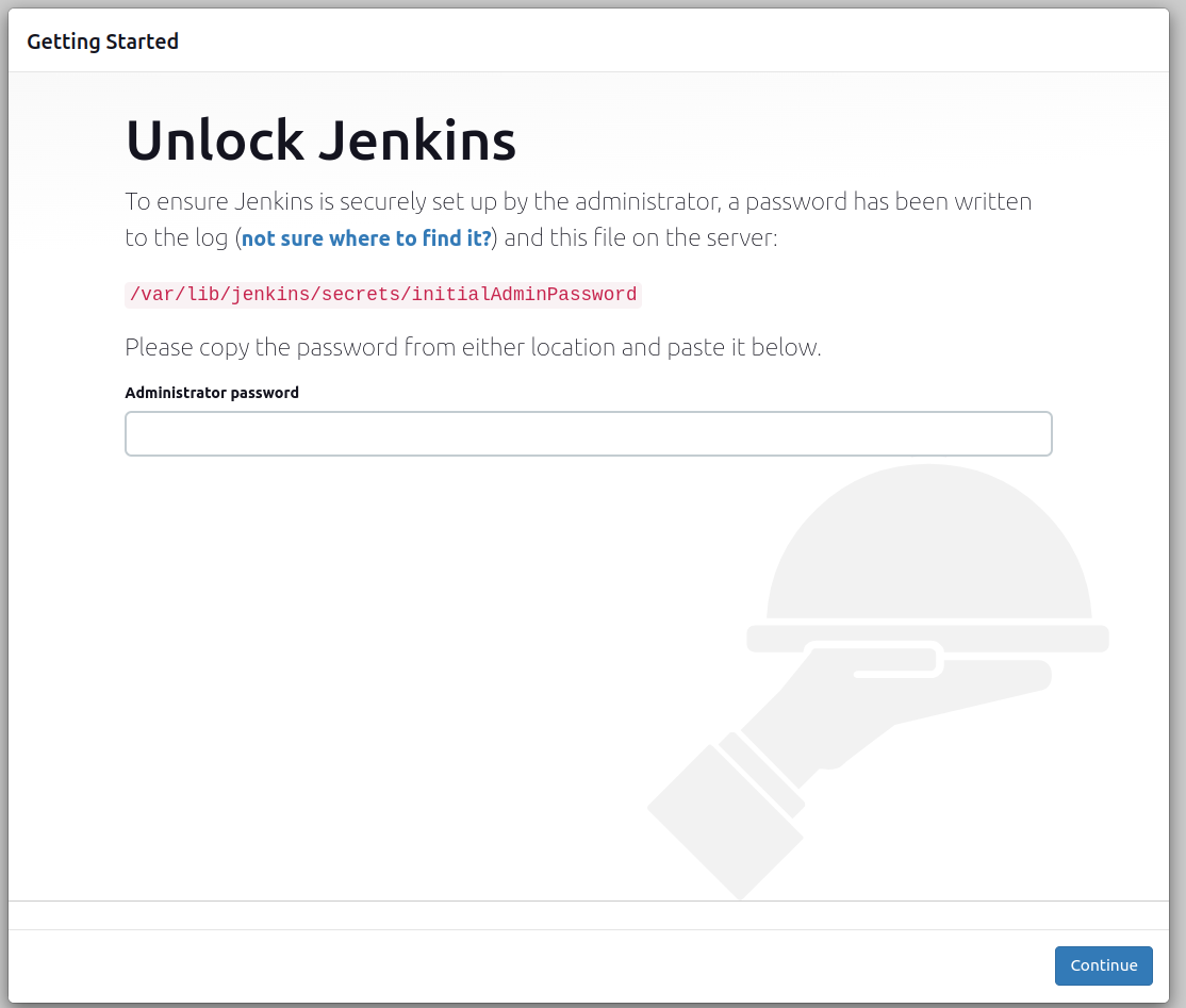 Unlock Jenkins 