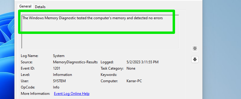 windows-memory-diagnostics-results