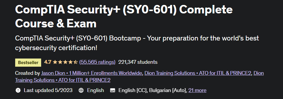 CompTIA-Security-SY0-601-Certification