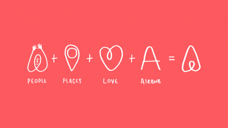 the story of airbnb logo