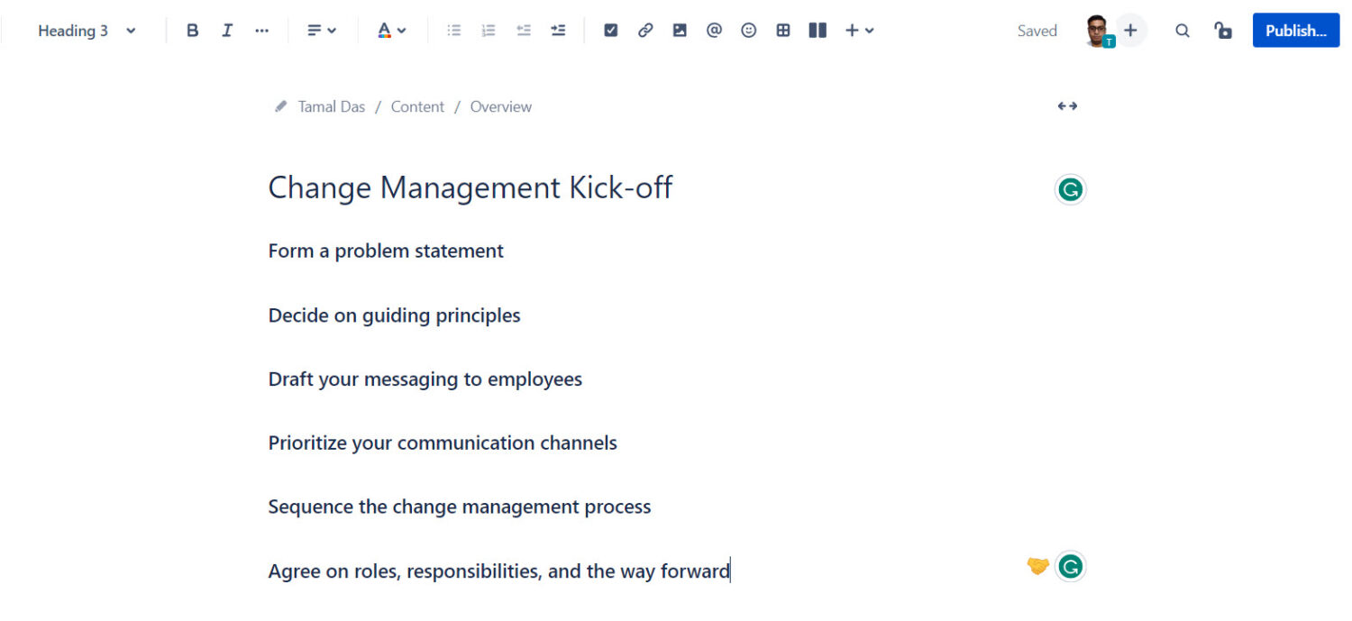 Change-management