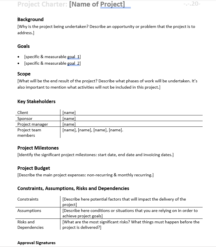 projectchartertemplate