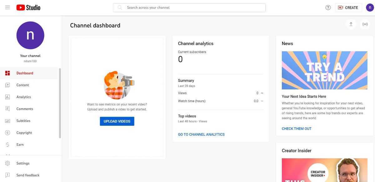 youtube-channel-dashboard