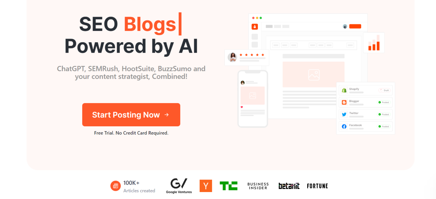 Seo blogs powered by ai.