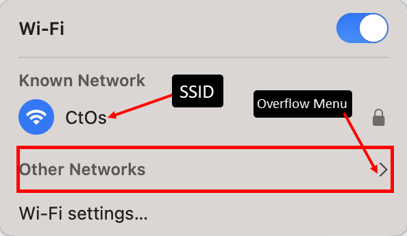 Wifi SSID Mac