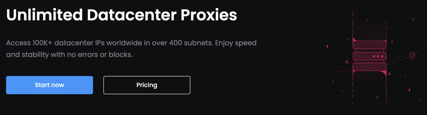 Unlimited datacenter features with smart proxy capabilities.