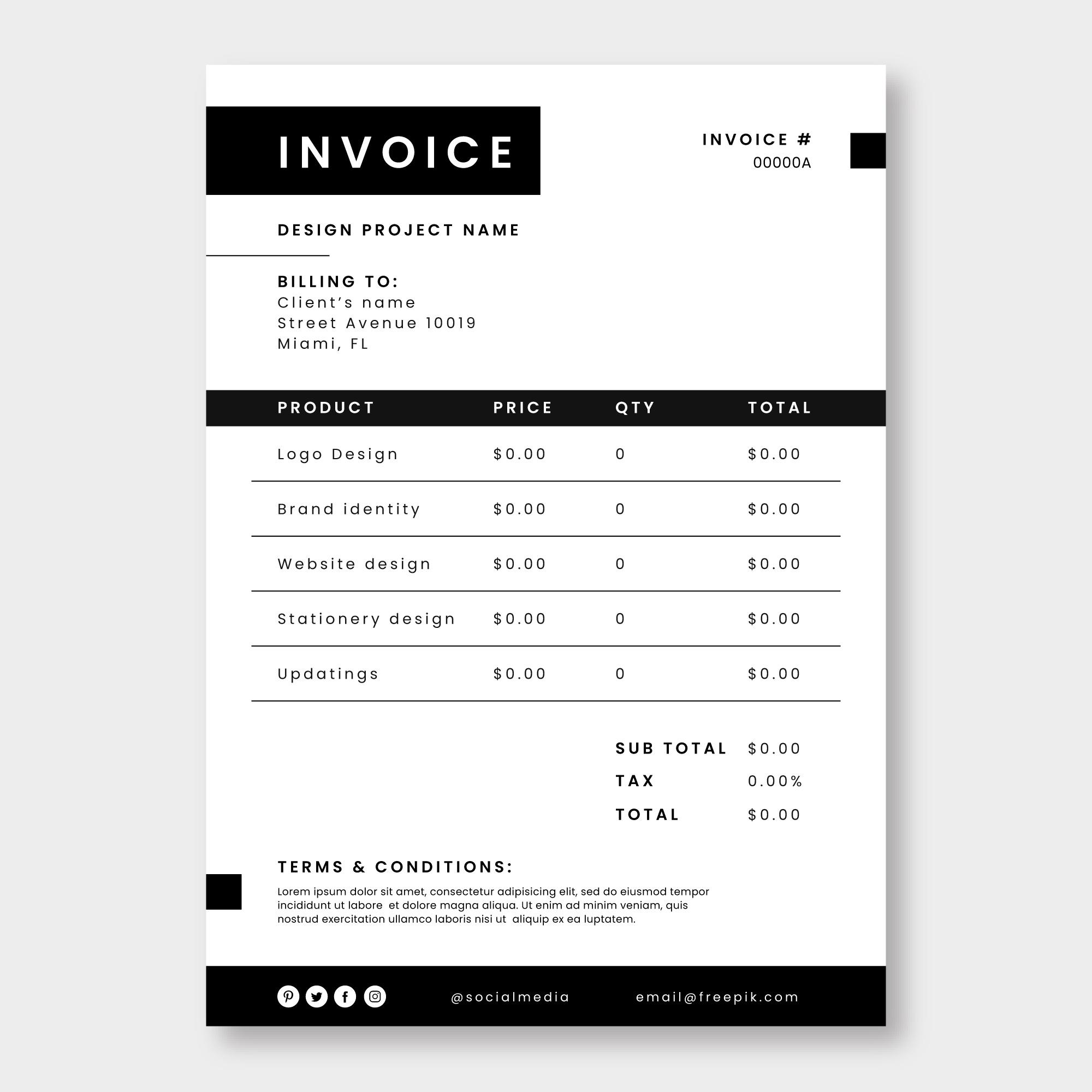 SAMPLE INVOICE