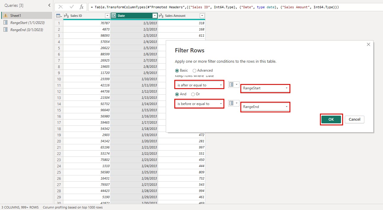 Filter-rows