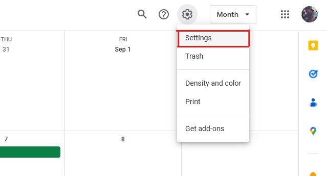 Open-Calendar-Settings