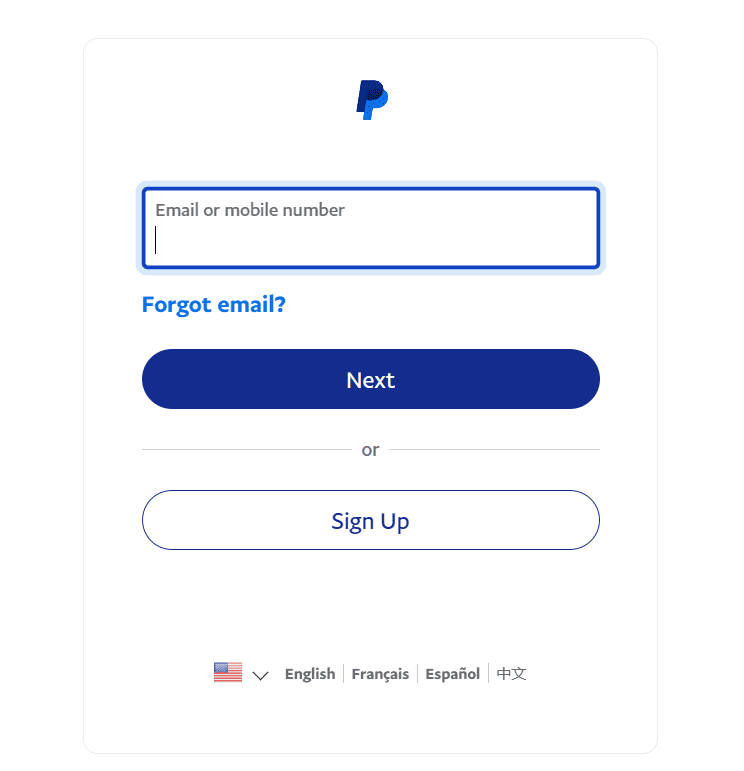 paypal signup