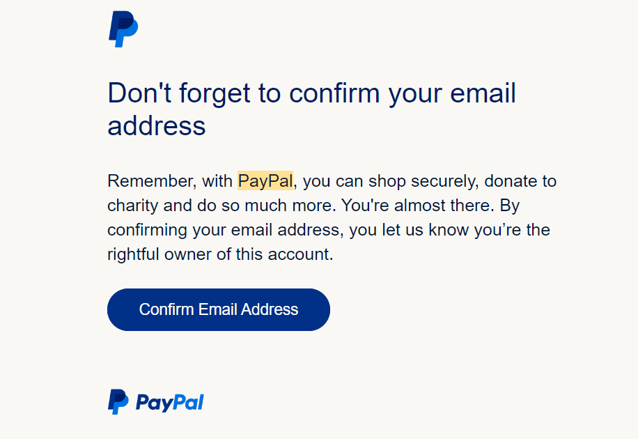 paypal account creation