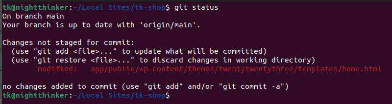 untracked git files