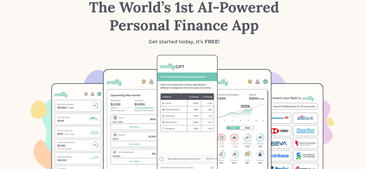 Wally ai-powered finance tool