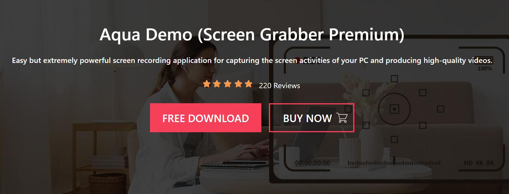 Aqua Demo Screen Recorder App