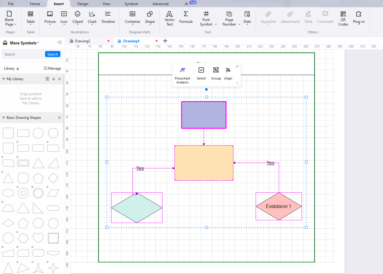 Grouping-the-Shape-inside-the-Container