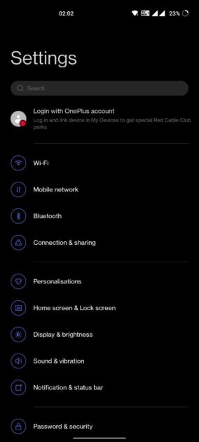 Android Settings