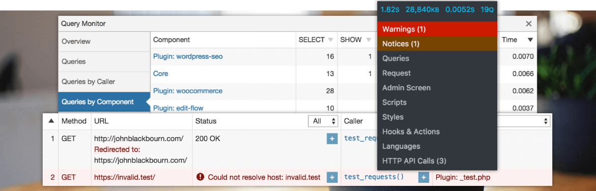 query-monitor