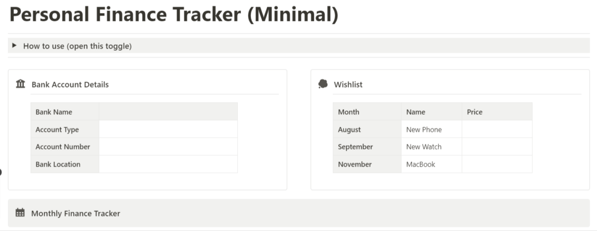 9-Personal-Finance-Tracker-Minimal-