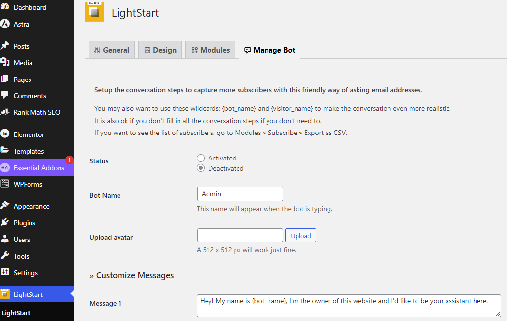 Bot-Tab-on-LightStart