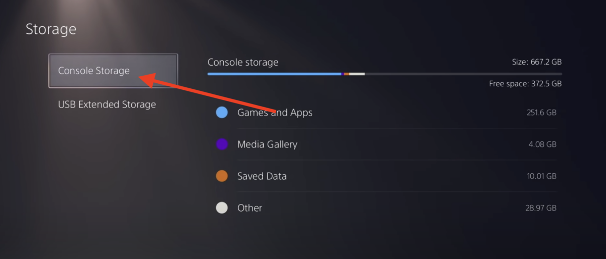 Console-Storage