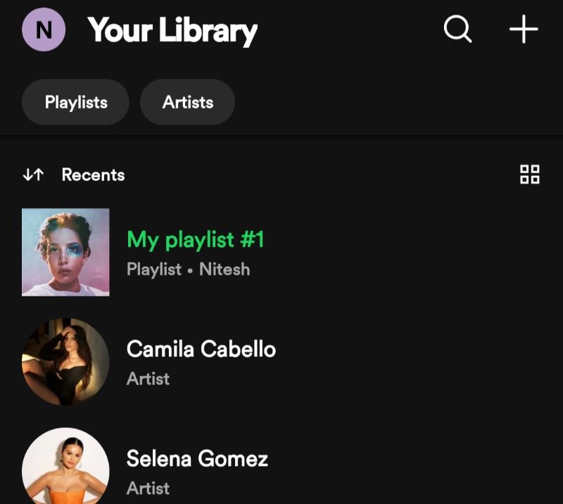 spotify-library