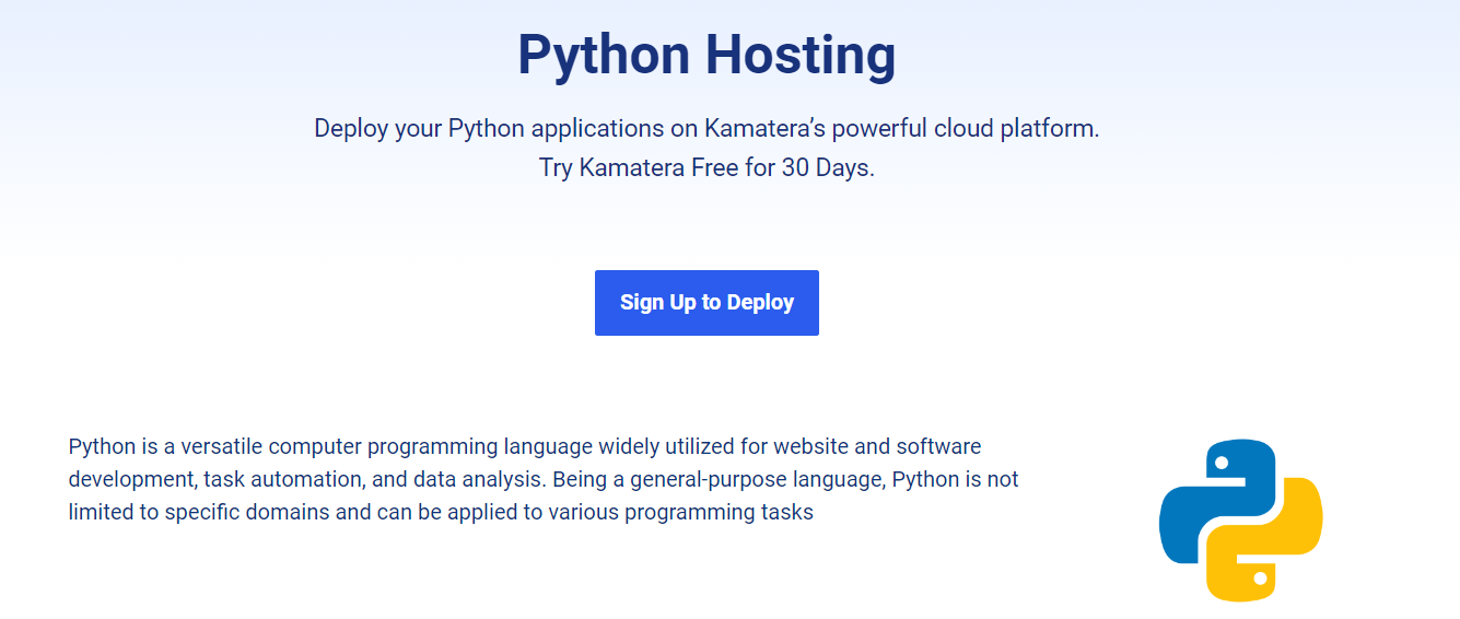 Kamatera-python-hosting