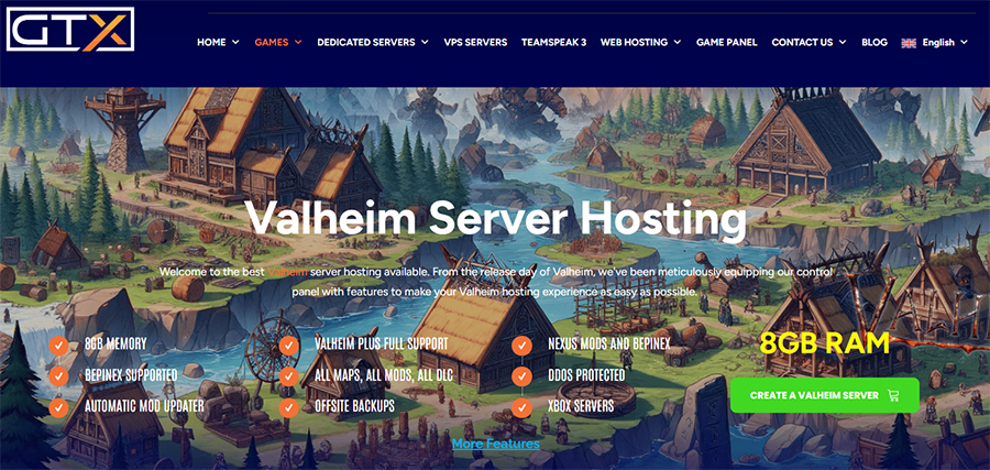 Best Valheim server hosting providers 2024 GTXGaming.