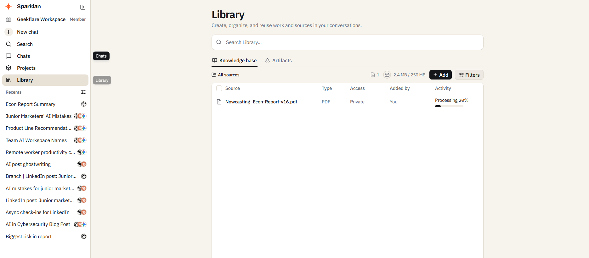 Cross-Reference Documents with Knowledge Base