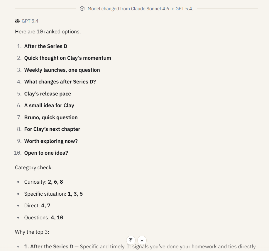 Generate Subject Line Variants