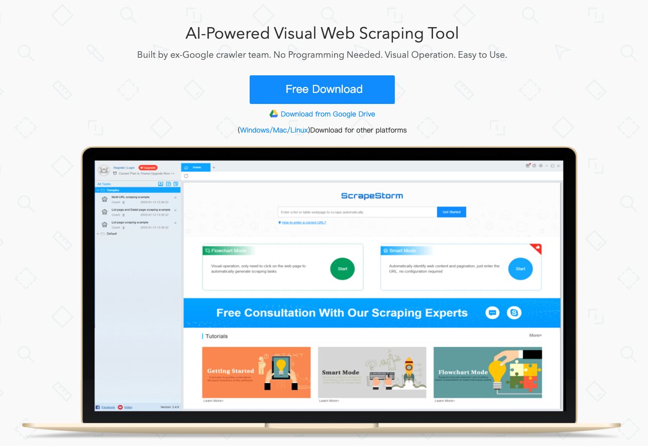 scrapestorm web scraper