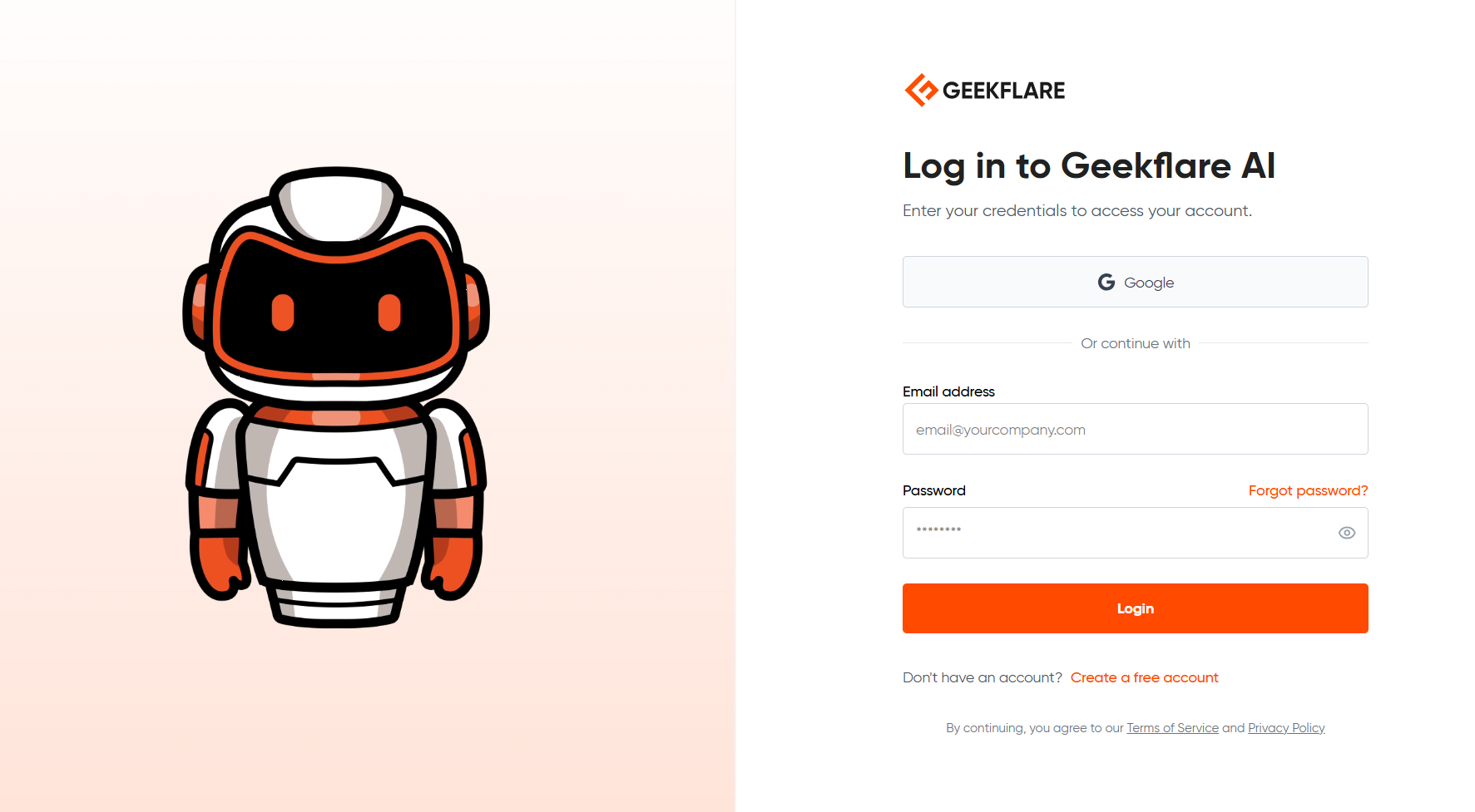 Geekflare sign in