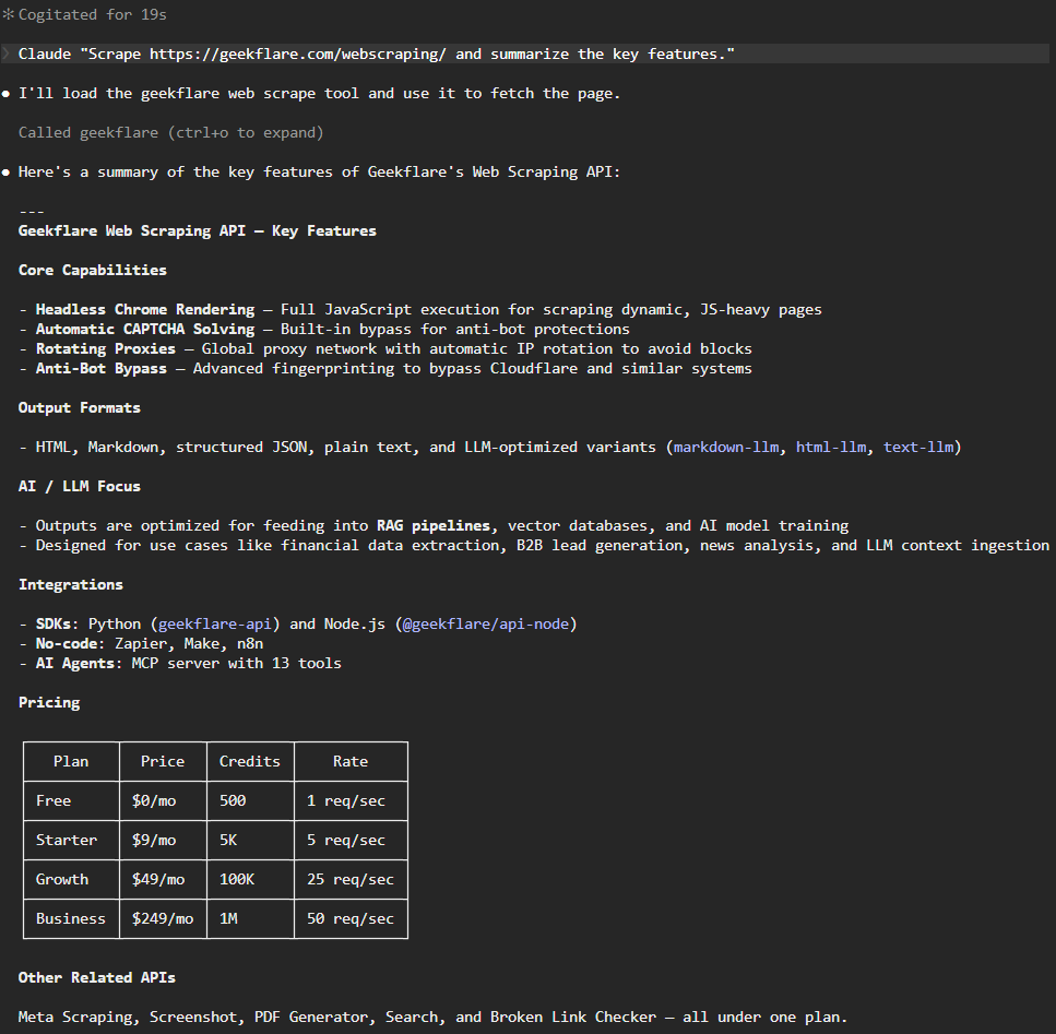 Claude Code Response