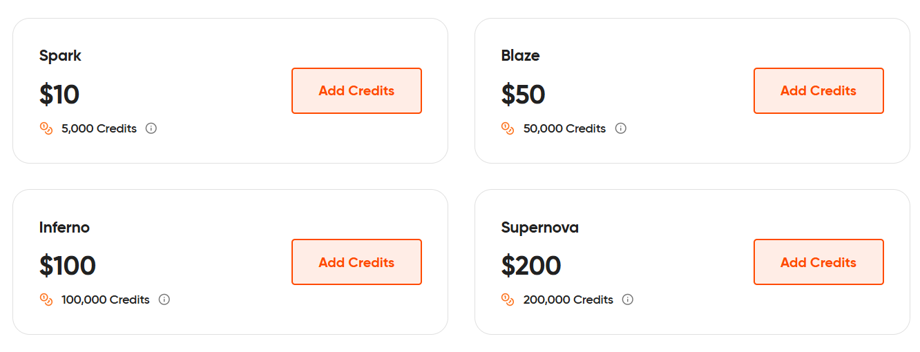 Geekflare API Credit pack
