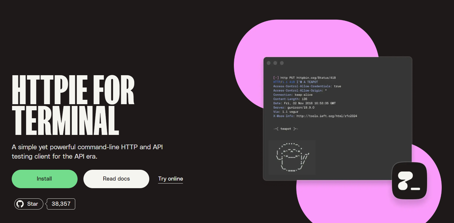 HTTPie api testing