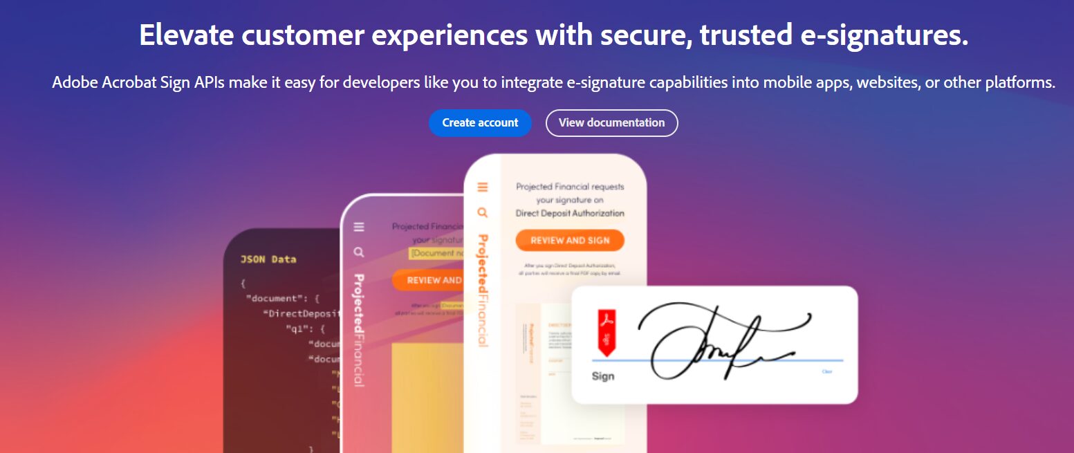 Adobe sign api