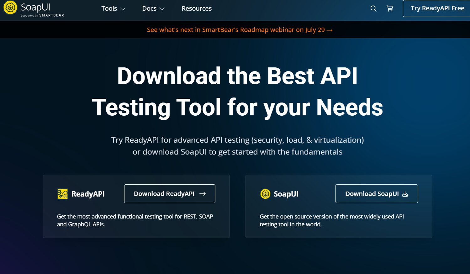 SoapUI API development tool
