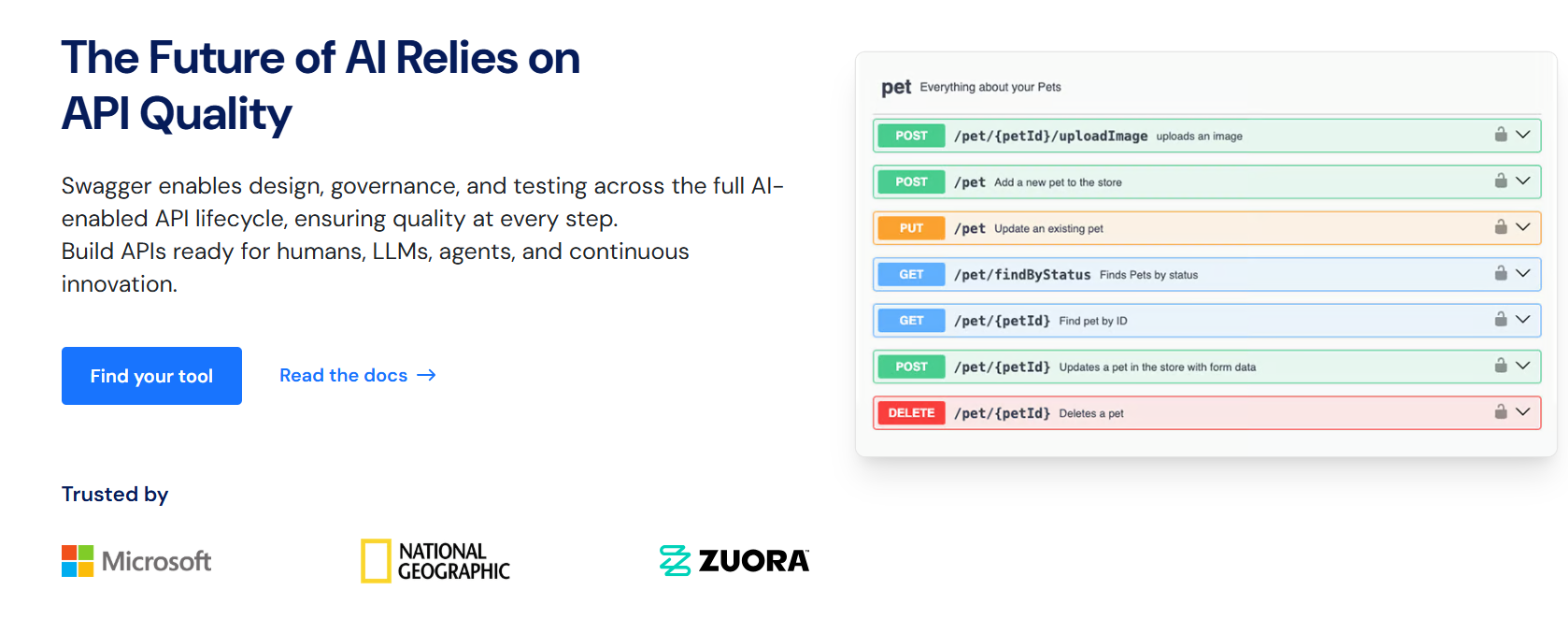 Swagger API development platform