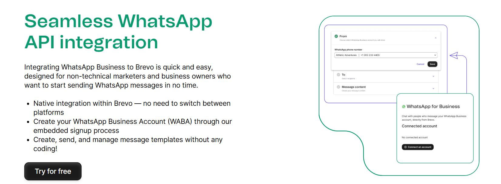 Brevo whatsapp business API